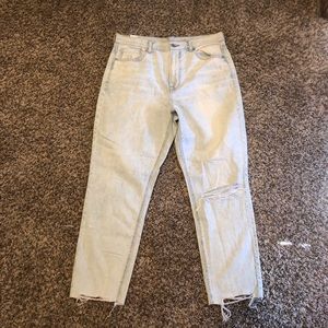 American Eagle distressed denim